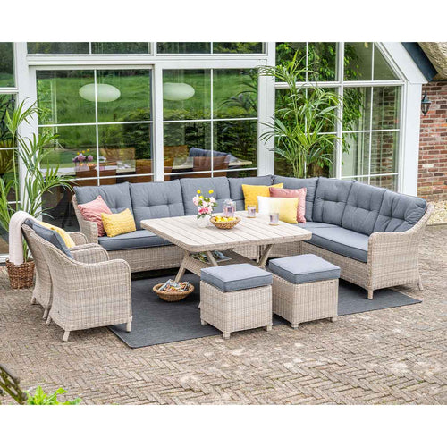 Garden Impressions lounge dining set Nova mystic grey - 8-delig