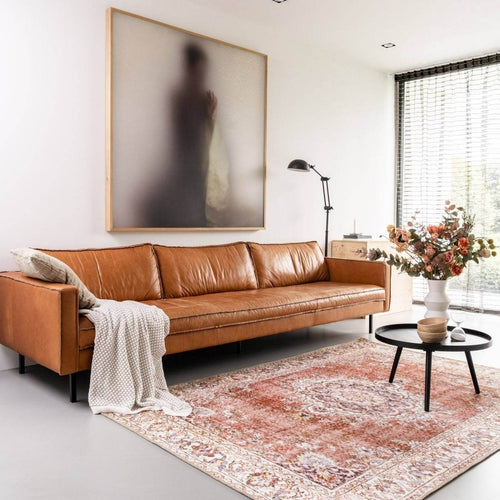Vintage vloerkleed Zehra Oranje Interieur05