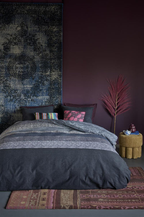 Beddinghouse Enzo dekbedovertrek - Tweepersoons - 200x200/220 cm - Blauw