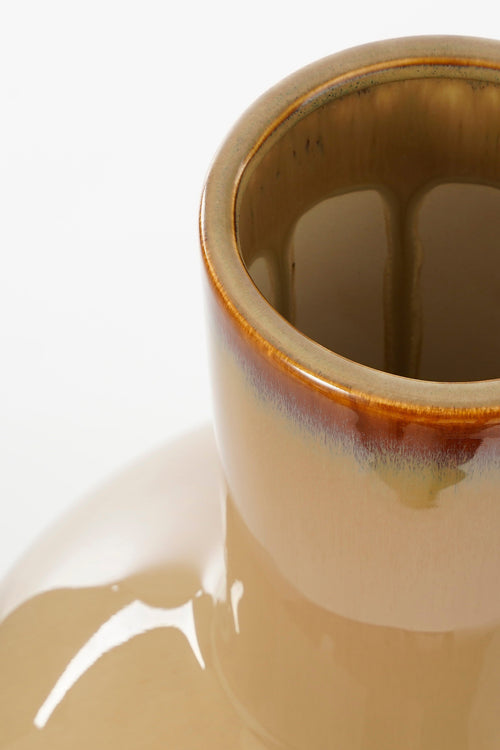 Mica Decorations Holm Vaas - H42 x Ø28 cm - Keramiek - Crème - vtwonen shop