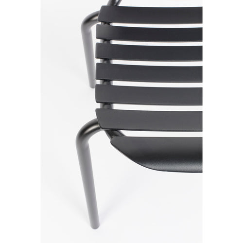 Zuiver Vondel Tuinstoel Zwart - Set van 2