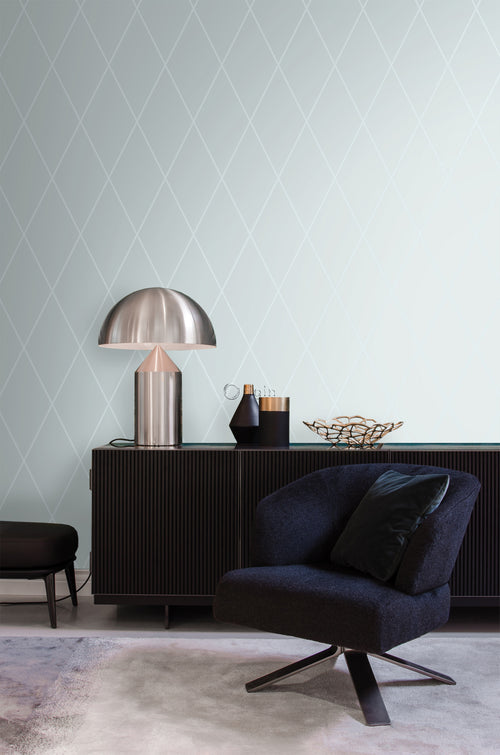 Origin Wallcoverings behang ruiten ijsblauw - 53 cm x 10,05 m - 345720 - vtwonen shop