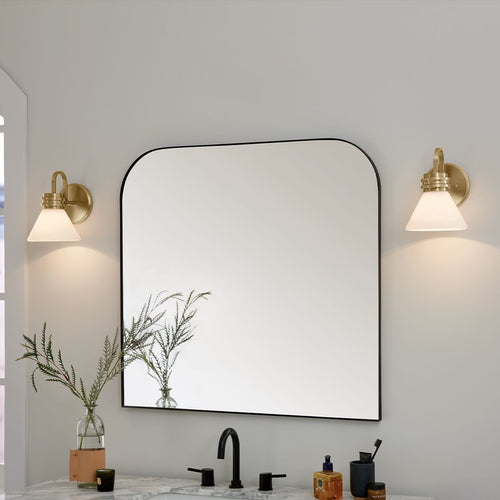 Badezimmer Wandleuchte Classic Champagner Bronze 3000K IP44 1x G9