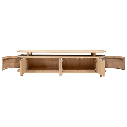 DÉJA Living Tv-meubel Seki - Naturel Eikenhout - 180x40x50cm