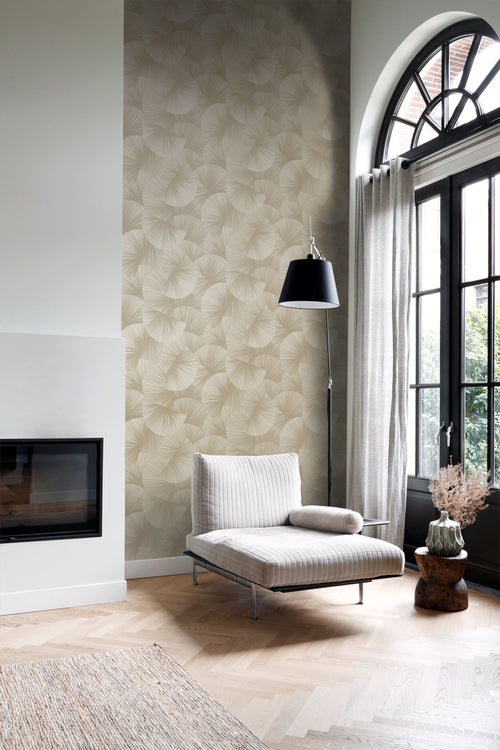 Origin Wallcoverings behang grafisch 3D motief taupe - 0.53 x 10.05 m - 348043 - vtwonen shop