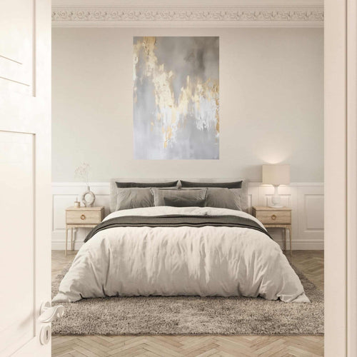 Artfulprints  Abstract - Golden touch   poster 50x70 cm - vtwonen shop
