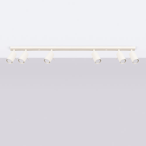 Sollux Lighting Plafondlamp RING 6L beige - 117x6x17cm