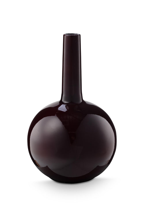 vtwonen Kandelaar - Metaal - Burgundy - 17x28cm - vtwonen shop