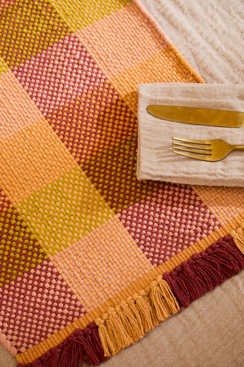 Calma House placemat Croma - Meerkleurig - 35x50