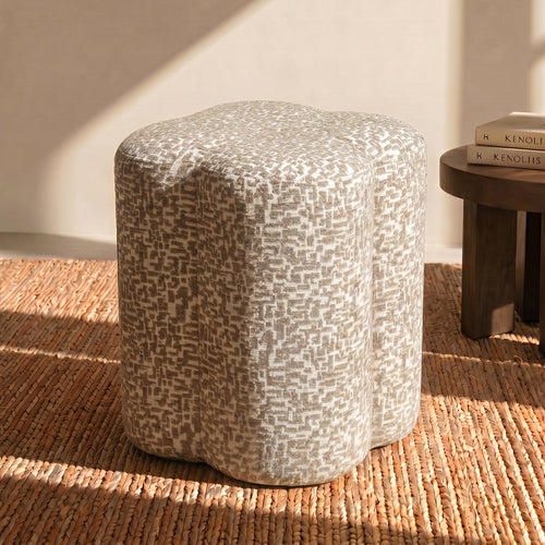 Sia Home - Zitzak LUCKY - stof met textuur en patroon mol 36cm