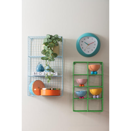 Karlsson wandklok Funky Vibes - blauw - Ø25.5cm - vtwonen shop