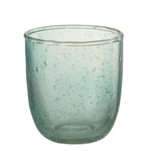 J-Line windlicht Bubbels - glas - aqua - small - 6 stuks - vtwonen shop