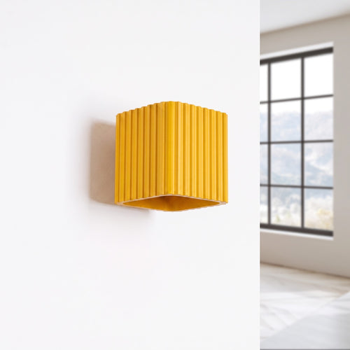 Sollux Lighting Wandlamp RIFF geel G9 - 10x12x10cm