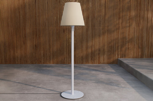 Rebellenclub  vloerlamp Harvang - lichtblauw
