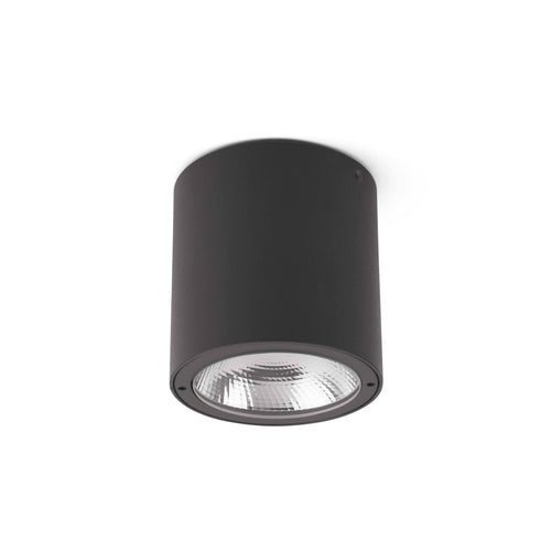 Faro Goz - LED Outdoor Opbouw Plafondlamp Donkergrijs IP54