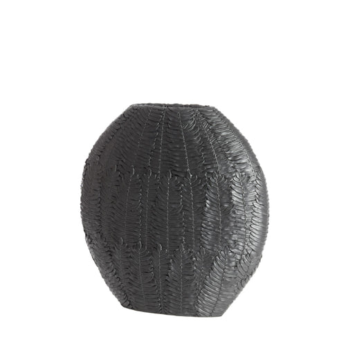 Light & Living vaas Nivica - zwart - 40.5x11x40cm - vtwonen shop