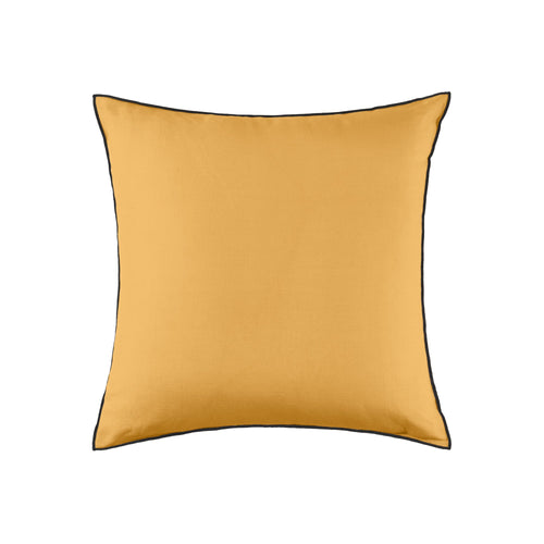 Madura Kussenovertrek Carlina oker en zwarte hommel 50x50 cm
