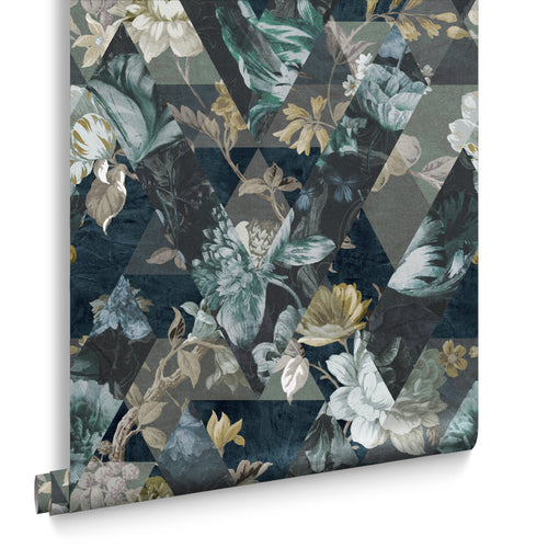 Graham & Brown Vliesbehang - Timepiece Midnight - 10mx52cm - vtwonen shop