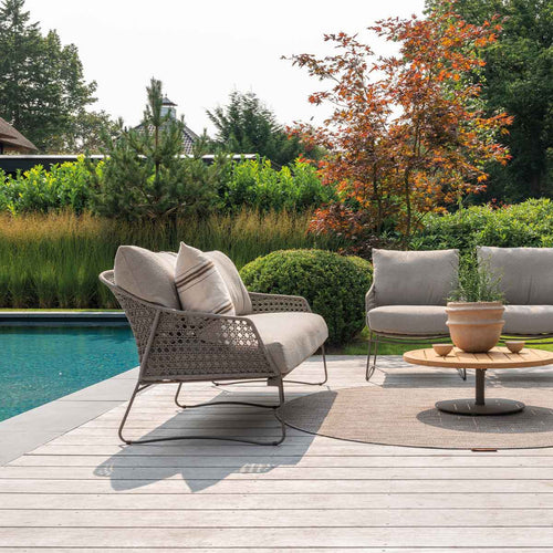 4 Seasons 3-zits loungebank Moretti bruin