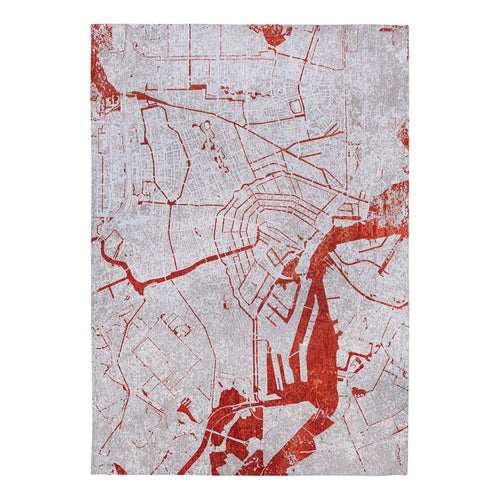 Louis De Poortere vloerkleed Orange Cut - rood - 100x140cm - vtwonen shop