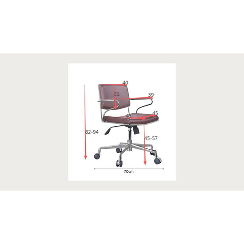 Kare Design Draaibare Bureaustoel Dottore zwart