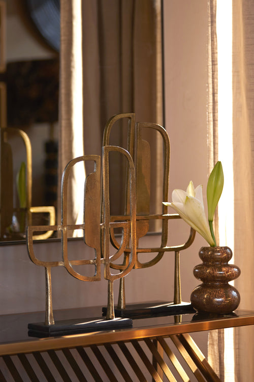 Light & Living ornament AARON - 26x8x36cm - goud