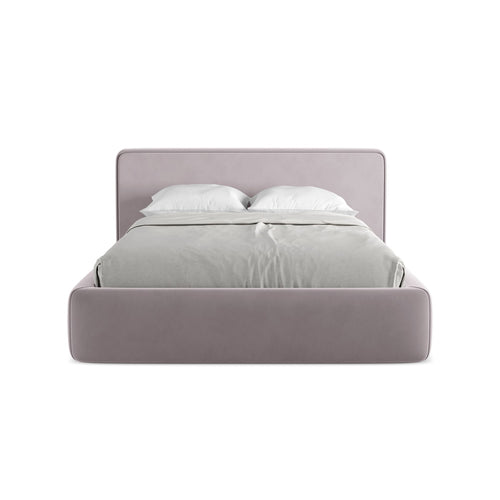 LaMiaSofa Bed met opbergruimte Firenze - velours - lavendel - 180x225x82