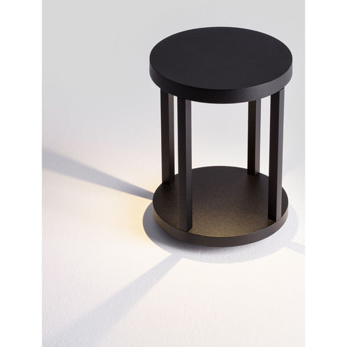 Nova Luce OPTUS Buitenlamp met voetstuk, donker antraciet LED 9W 459lm IP65 3000K
