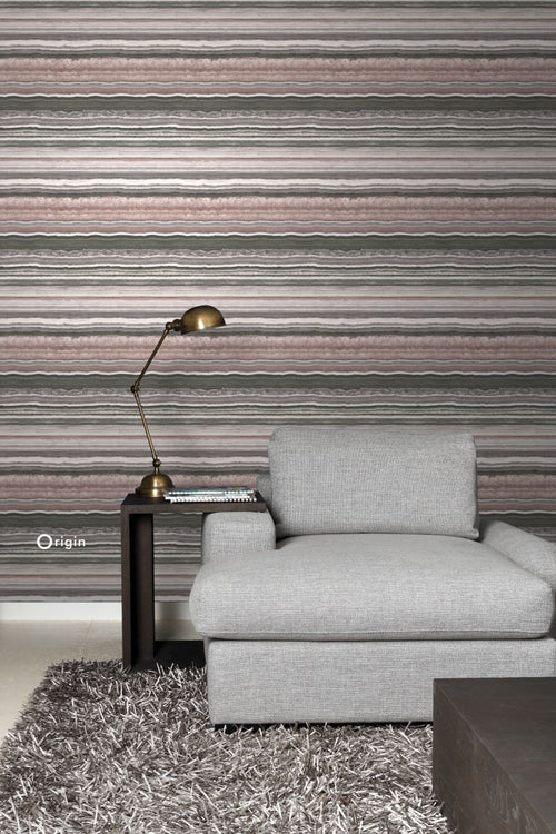 Origin Wallcoverings behang gelaagd marmer steen kwartsroze - 53 cm x 10,05 m - 337237 - vtwonen shop