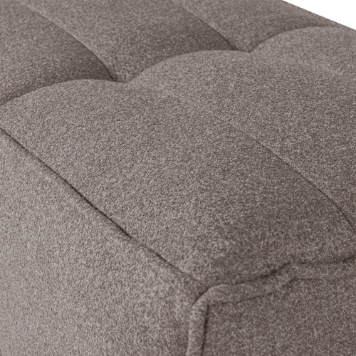 vtwonen hocker Cluster - Bouclé - Middenbruin - 45x104x60