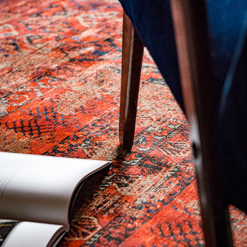 Louis De Poortere vloerkleed 782 Red Brick - rood - 240x340cm - vtwonen shop