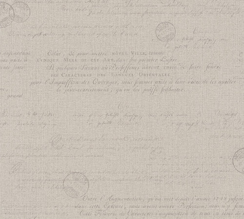 Livingwalls behang art deco motief bruin - 53 cm x 10.05 m - AS-363823