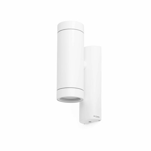 Faro Steps - 2 Lichts Buiten Wandlamp Wit IP44, GU10