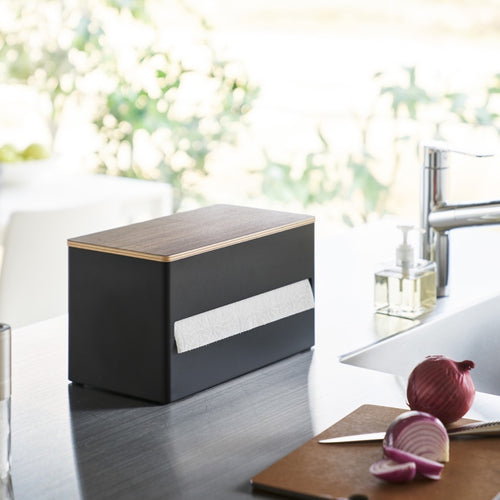 Yamazaki Keukenrolhouder - Rin - Zwart - vtwonen shop