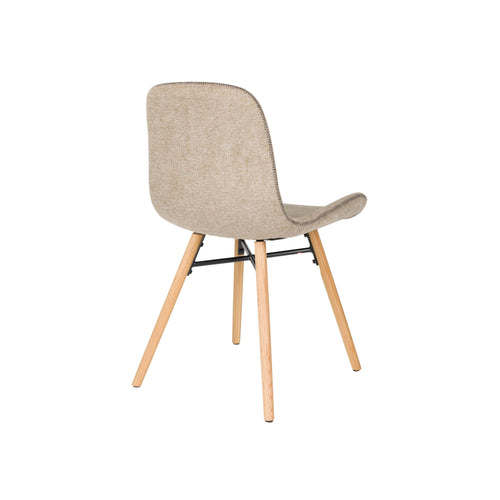 Housecraft Living Lester Eetkamerstoelen Houten poten Bruin - Set van 2 - vtwonen shop