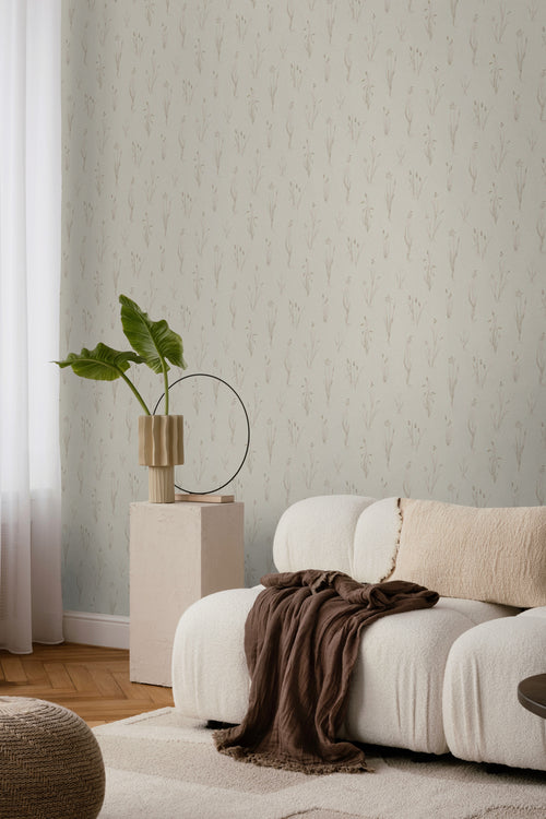 Borastapeter behang bladeren beige - 53 cm x 10.05 m - 661046 - vtwonen shop