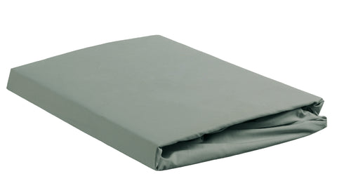 Ambiante splittopper hoeslaken Cotton Uni TDS - 160x220 cm - groen