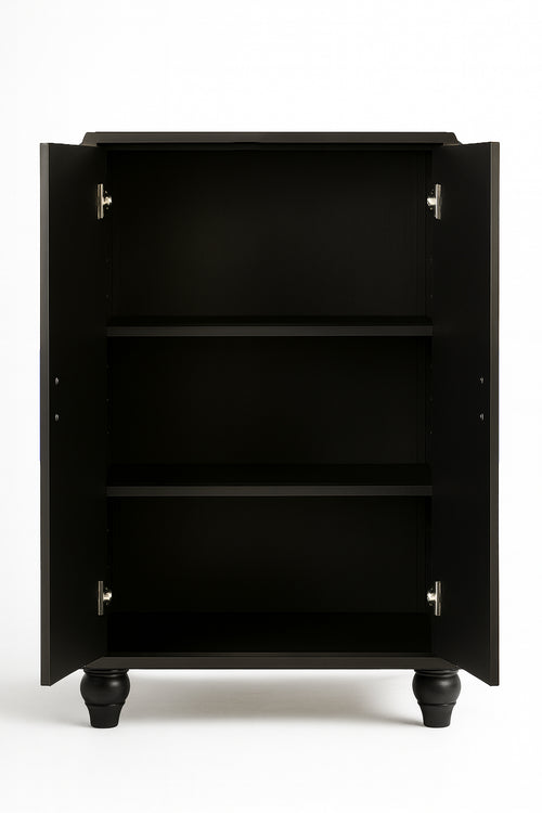 Dressoir met 2 deuren van gemelamineerd MDF en soft-close MARCUS