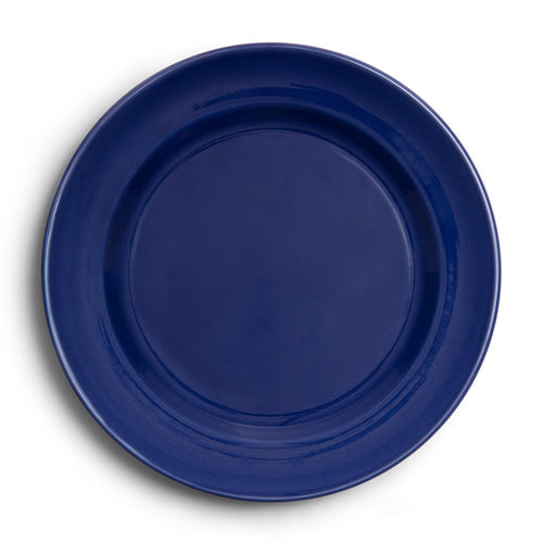 Royal Boch Solids bord - donkerblauw - Ø21cm - set van 6