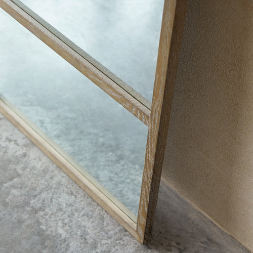 Tikamoon Spiegel van massief eikenhout 160 x 70 cm - Naturel