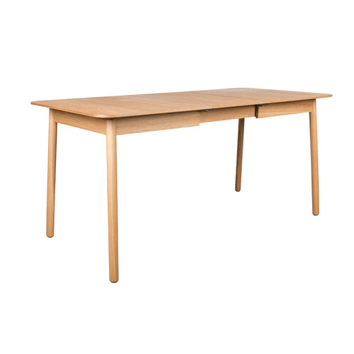 Zuiver Glimps Uitschuifbare Eettafel 120/162x80 cm Hout Naturel - vtwonen shop