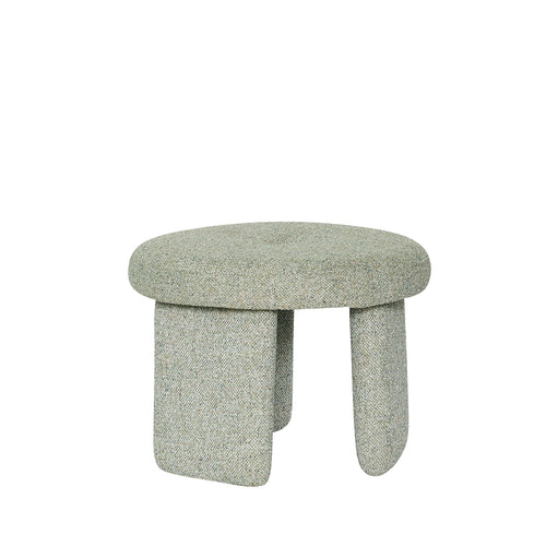 Hübsch poef Rocco - polyester - ø54xh41cm