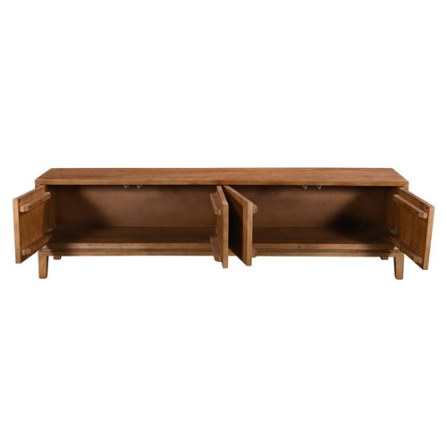 Giga Meubel Tv-meubel Juno - Mangohout - Lichtbruin - 200x40x55cm