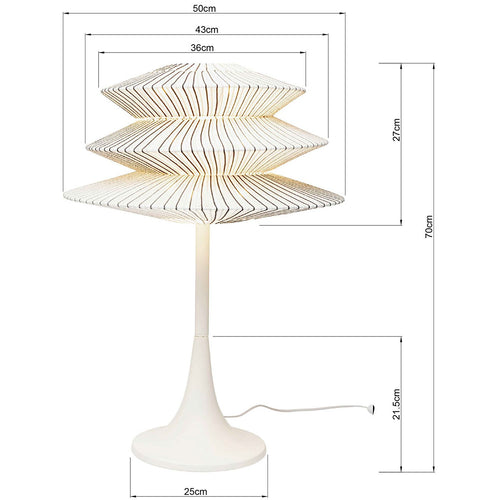 Kare Design Tafellamp Facile Tre 71cm