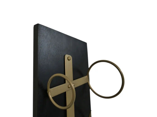 HSM Collection Wijnrek Diabo - wand  - 4 flessen - goud - vtwonen shop