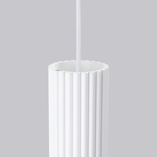 Sollux Lighting Hanglamp KARBON 1 wit - 8x8x118cm