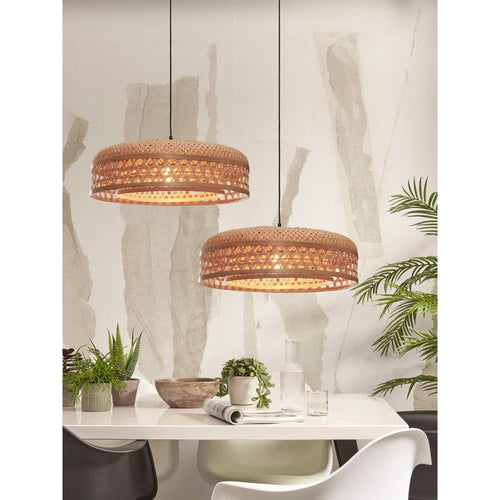 GOOD&MOJO hanglamp Ubud - bruin - Ø60cm - vtwonen shop