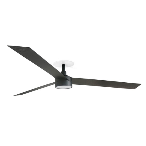 Faro Cruiser Cruiser inbouw plafondventilator met LED-verlichting, 160 cm, matzwart (CCT)