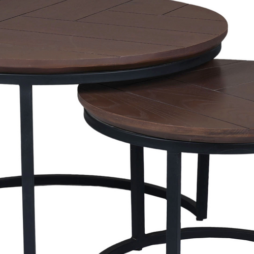 Starfurn  salontafel Otik - bruin - 70x70x45cm