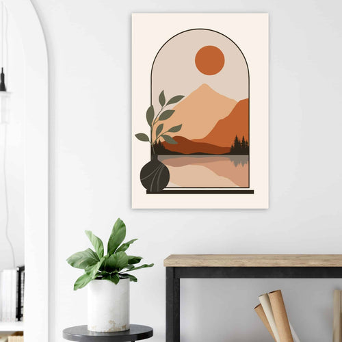 Artfulprints  Boho – Arched landscape   poster 70x100 cm - vtwonen shop